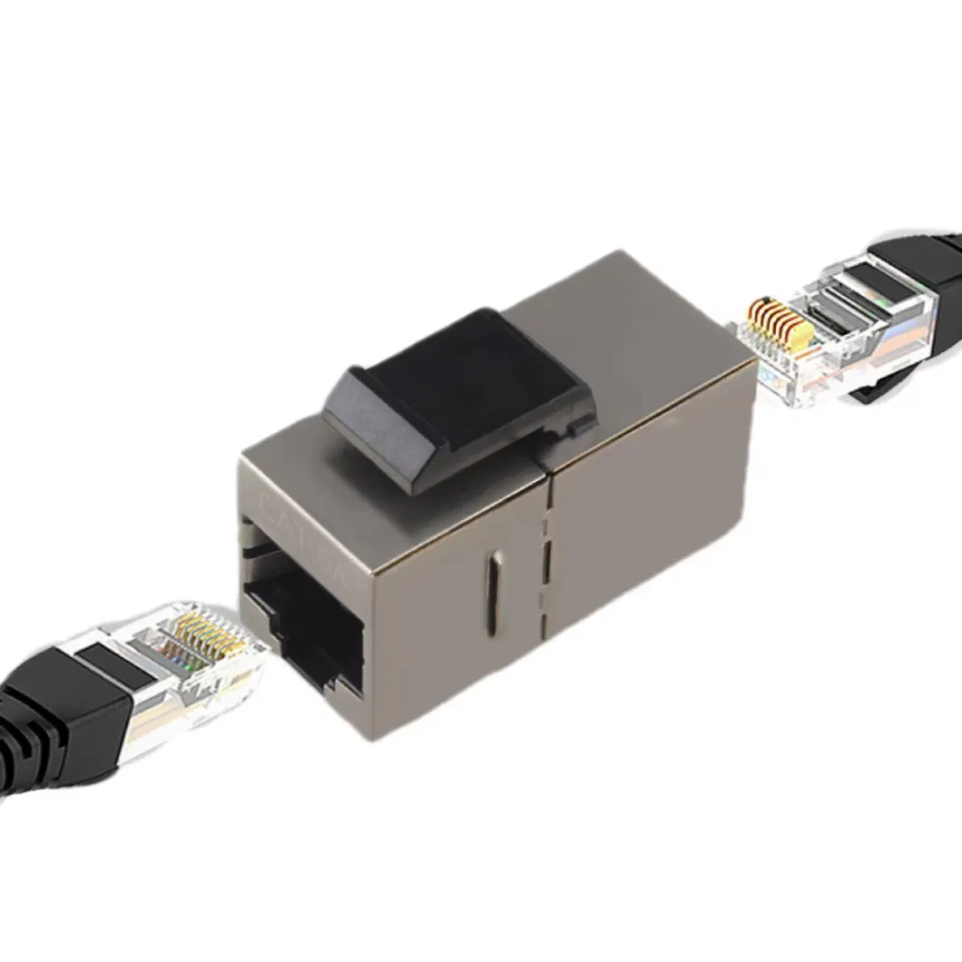 FTP RJ45 CAT6A Keystone Jack CAT6A Shielded Connector Network CAT6A