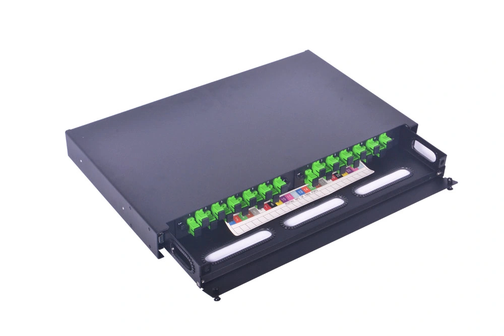 24 Core Optical Distribution Frame Patch Panel for Cabling