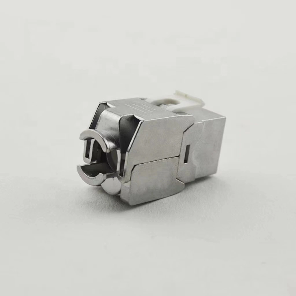 RJ45 cat6a cat7 cat8 Toolless Zinc Alloy keystone jack