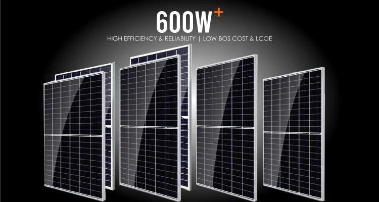 Solar Panel Mono Perc Half Cell Solar Panels Price 480W 495W 500W Panel Solar with PV Connection