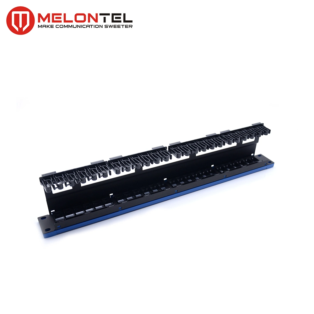 19 Inch Plastic 24 Port Blank Patch Panel with Cable Manager