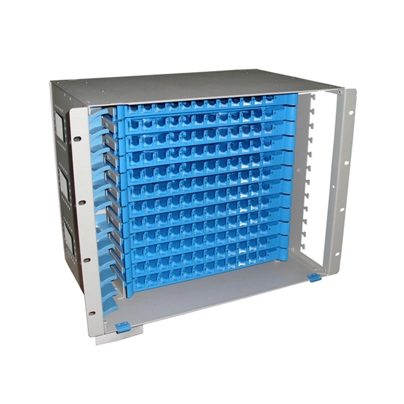 19 Inch 144 Core Rack Mounted Optical Distribution Frame ODF 4u Distribuidor Fibra Optica Panel Connection ODF Fiber Patch Panel Fibra 144 Sc 1u