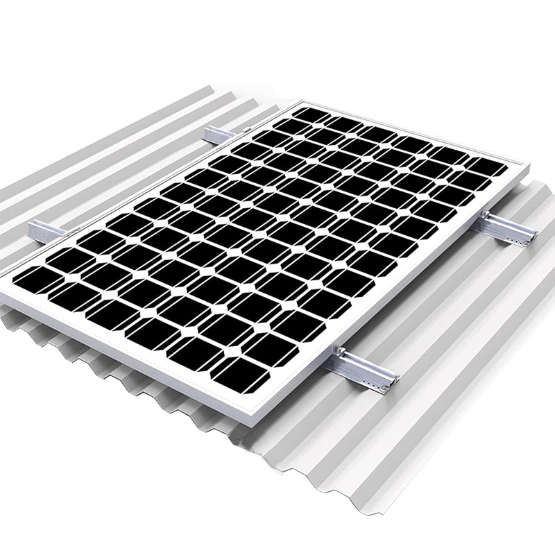 Solar Panel Module Aluminum Bracket Rail for Fastening Rail Trapezoidal Roof