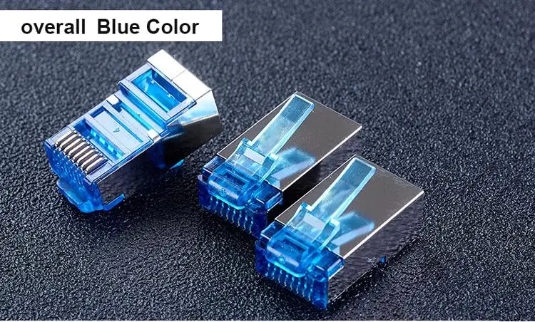 Shielded RJ45 Connectors for Cat5e CAT6 CAT6A FTP