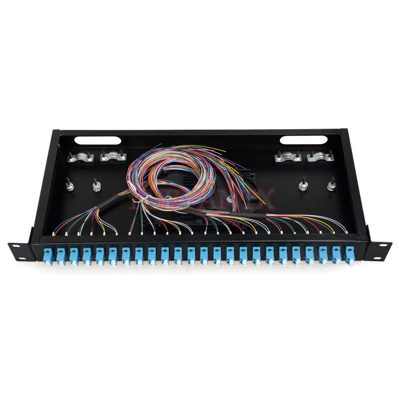 19 Inch Slide Fiber Optic Patch Panel 24 Core