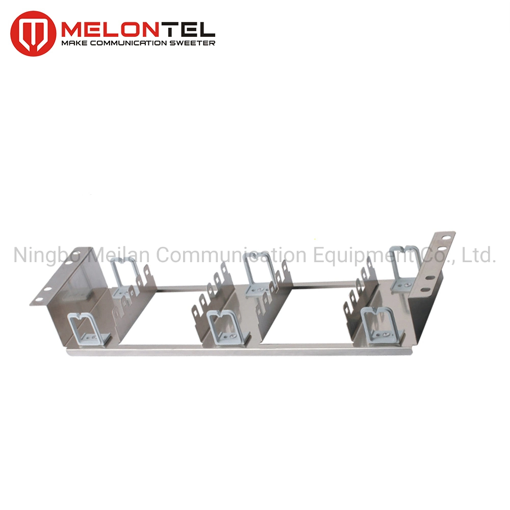 19 Inch 100 Pair Krone Module Mounting Frame 304 Stainless Steel Krone Patch Panel 150 Pair Back Mounting Frame