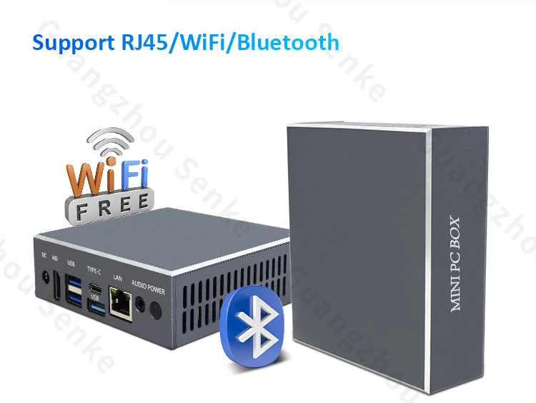 Support 4K UHD Display WiFi / Bt / LAN Compact Size Palm Computer Win11 N5105 N5095 Mini PC Gaming