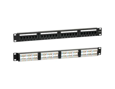 Cat5e CAT6 24/48 Porte struttura cablaggio pannello patch cablaggio UTP/FTP