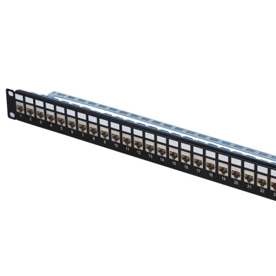 Pannello patch non schermato CAT6 Cat5e a 24 porte di rete