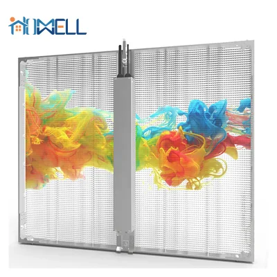 Schermo LED trasparente vetro per interni vetro per esterni Display a pellicola LED trasparente Pannelli