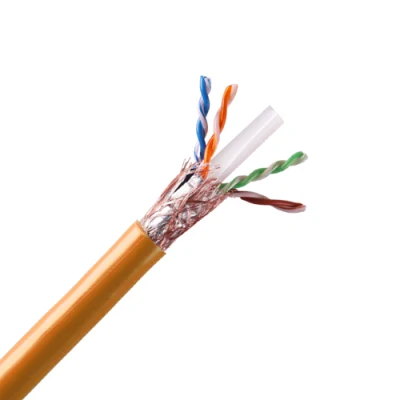 Schermatura 0,55 mm 22 AWG 100 m BC CAT6A SFTP interno blu 600 Sicurezza e sicurezza MHz OEM Cina Vendita alta qualità bassa Prezzo
