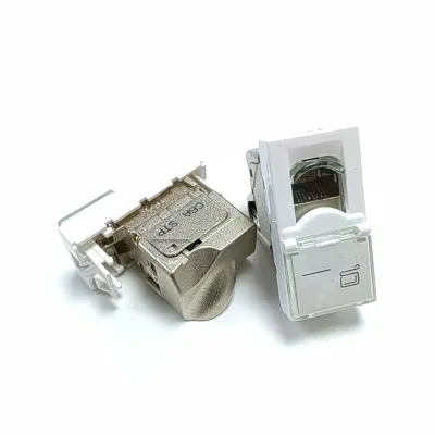 Presa frontale Ethernet francese, presa modulare STP CAT6A Legrand senza utensili Uscita RJ45