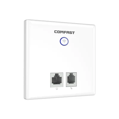 Comfast 300Mbps Wall Embedded AP Router 2.4G Wireless WiFi Access Punto 86 Telefono da pannello RJ11+ porta RJ45 AP CF-E536n