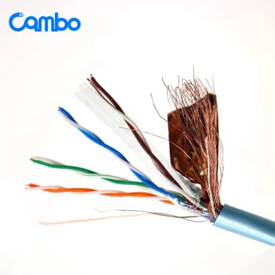 CAT5 interni ad alte prestazioni LSZH 4Paris*2mm 0,50 mm 1000 PIEDI SFTP per uso domestico Per cavi di rete
