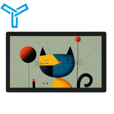 Touch panel HDMI VESA da 14 15.6 18.5 21 24&quot; Rk3566 Android 11 Industrial All in One Rockchip da 4 GB 8 GB RAM WiFi RJ45 PoE con montaggio a parete per tablet Linux Android PC