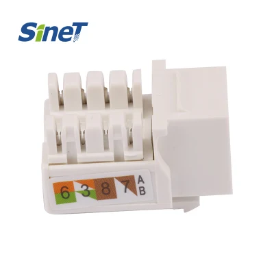 Presa modulare RJ45 UTP CAT6 Keystone in vendita a caldo