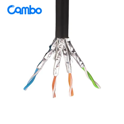Cat7 SFTP CMP CMR 0,57 mm rame senza ossigeno 0,56 mm 305 m 1000 PIEDI Cavo LAN da 10 gbps