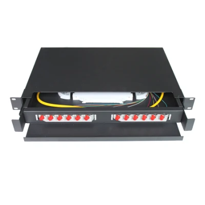 &quot;12&quot; per montaggio in rack a 19 porte FC singolo. Pannello patch modalità fibra
