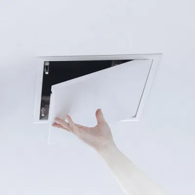 Pannello di accesso al soffitto in acciaio con sportello a trappola nascosta in metallo e push Blocco