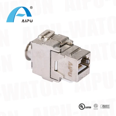 Cat. 6 prese modulari FTP con presa Keystone RJ45 schermato e senza utensili connettori per il cablaggio di rete