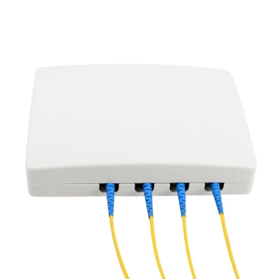 Pannello patch in fibra ottica a 4 core per montaggio a parete