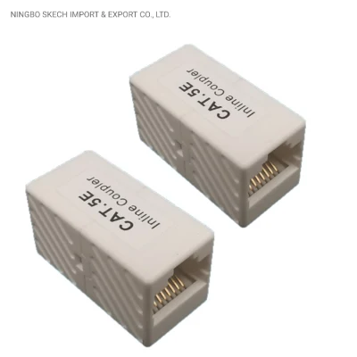 Attacco in linea RJ45-RJ45 8p8c Keystone UTP Cat5e/CAT6/CAT6A Accoppiatore di rete in linea con connettore RJ45