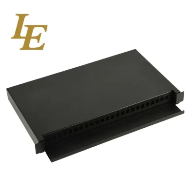 Pannello patch Fibre ottiche SC LC a 24 48 porte da 19&quot; Pannello patch FO