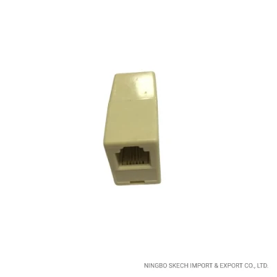 Accoppiatore in linea RJ11/RJ12/RJ45 6p4c/6p6c/8p8c accoppiatore femmina-femmina modulare per telefono/rete Martinetto