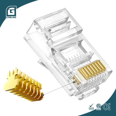 Gcabling RJ45 CAT6 CAT6A connettore modulare Ethernet non schermato Cat5e UTP Connettore RJ45 di rete 8p8c