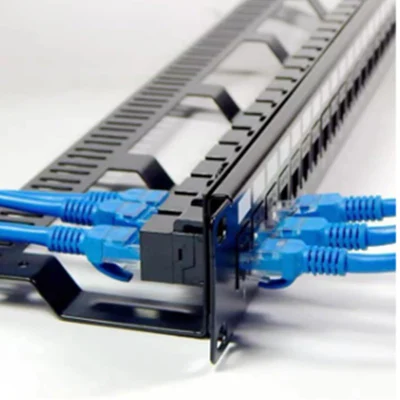 Patch panel non schermato CAT6/CAT6A Networking per montaggio in rack RJ45 19&quot;, patch vuota Pannello