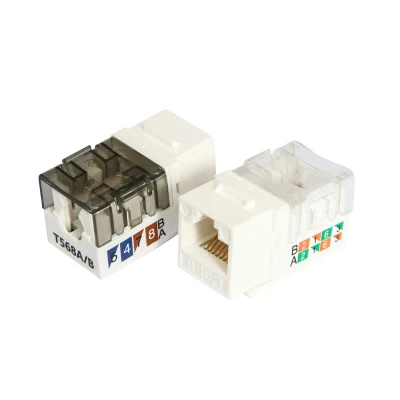Gcabling RJ45 Punch Down Keystone Jack senza utensili CAT6 CAT6A Keystone