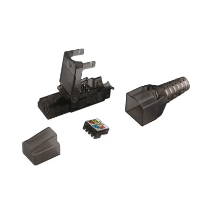Connettore maschio maschio maschio senza utensili RJ45 STP CAT6A
