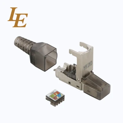 Connettore per modulo presa Keystone FTP schermato RJ45 UTP CAT6