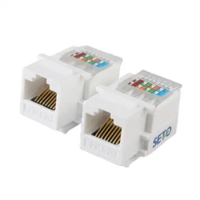 Presa Keystone Ethernet CAT6A CAT6 Cat5e RJ45 OEM UTP
