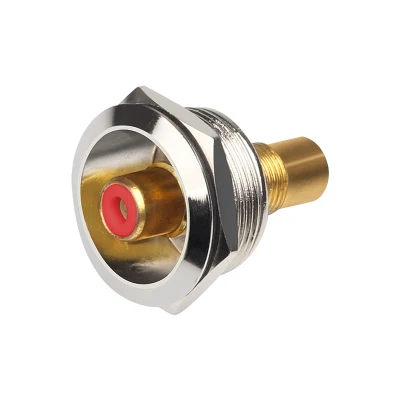 Presa audio femmina per connettore RCA con piastra a parete tipo D di fabbrica Supporti per pannello AV con connettore