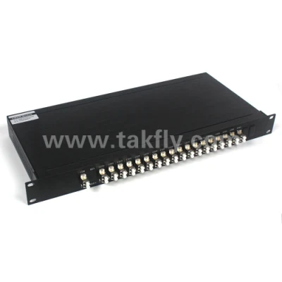 &quot;19&quot; per montaggio in rack in fibra ottica MUX DEMUX CWDM.