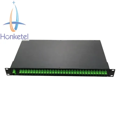 Prodotto hot-selling patch in fibra ottica PLC per montaggio in rack 1u Pannello