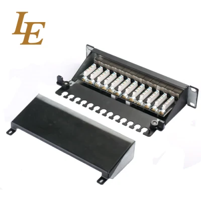 1u FTP 8 porte con Cable Management CAT6A Krone IDC