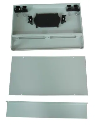 Pannello patch in fibra ottica fisso montato su rack a 12 porte, 24 porte Frame di distribuzione ottica con adattatore simplex SC