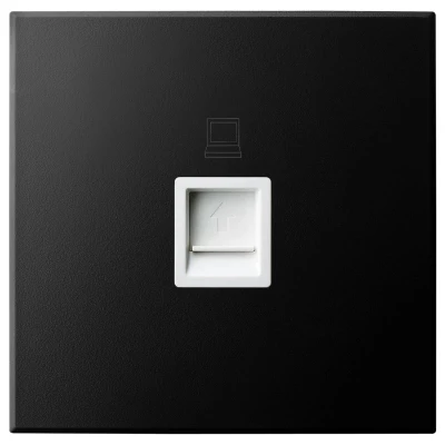 Connettore femmina dati RJ45 a 1 modulo con arredi eleganti
