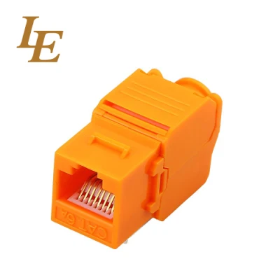 Keystone modulare CAT6 CAT6A UTP le K055 RJ45 8p8c senza utensili Martinetto