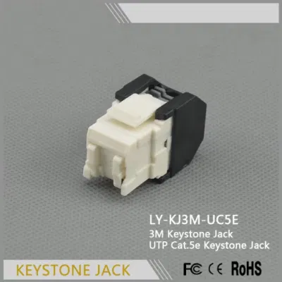 Chiave a chiave 3M jack modulare RJ45 8P8C Cat5e UTP Cat6 martinetto