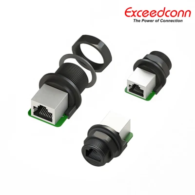 Connettori RJ-45 Ethernet CAT6 impermeabili cavo LAN IP68 modulare RJ45 Connettore