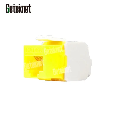 Prese Keystone RJ45 Gcabling CAT6 6A UTP 8p8c per la rete di uscita Martinetto modulare Keystone