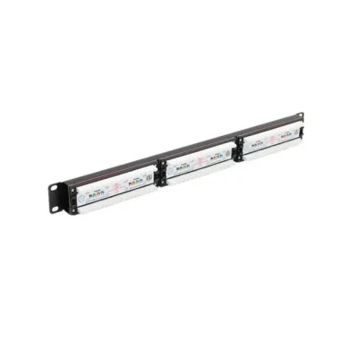 24 pollici 1u LED Keystone Jack pannello patch Produttori 19 Porta