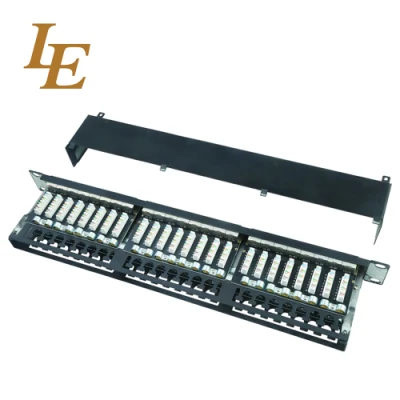Pannello patch IDC doppio a 48 porte FTP 2u con cavo Gestione