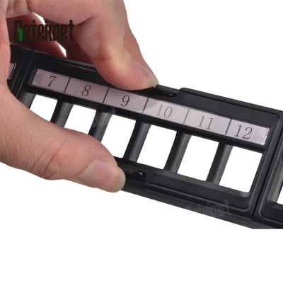 Pannello patch CAT6 CAT6A UTP a 24 porte Gcabling Factory Pannello patch rack a 24 porte scaricato