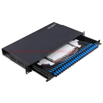 Pannello patch in fibra ottica per montaggio in rack da 19&quot;
