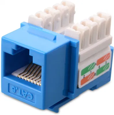 Jack RJ45 Cat 5 prese Cat5 link Monoprice Cat5e RJ45 Connettori femmina Jack modulare punch-down Keystone