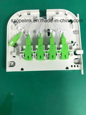 Scatola di distribuzione con terminazione in fibra ottica FTTH di produzione Opelink o OEM